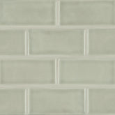 MS International Morning Fog 3x6 Handcrafted Glazed Ceramic Wall Tile